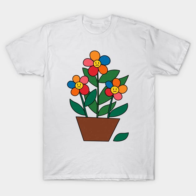 The True Reality / Flowers T-Shirt by Alisa Galitsyna